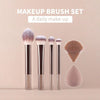Velvet Glow Brush Set – 6-teiliges Premium Make-up Pinsel-Set