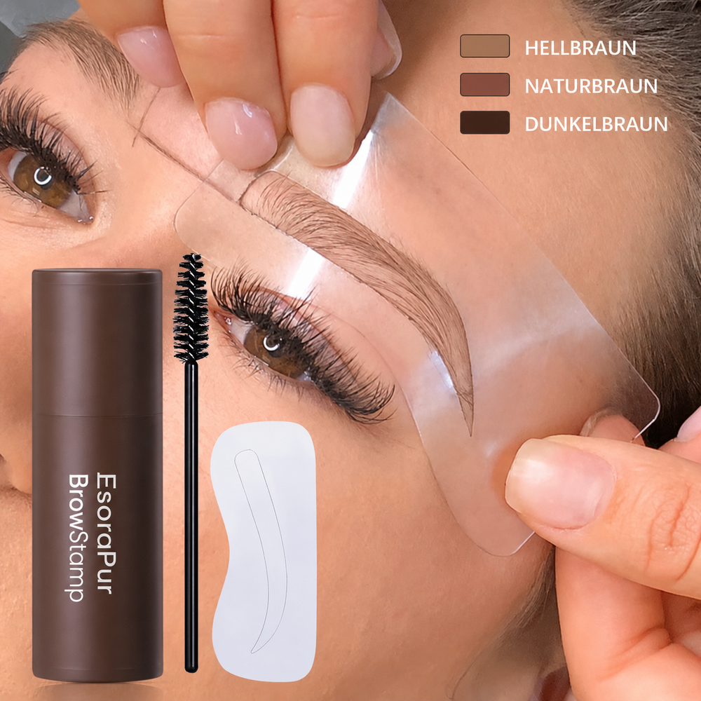 BrowStamp – Augenbrauen-Stempel Set