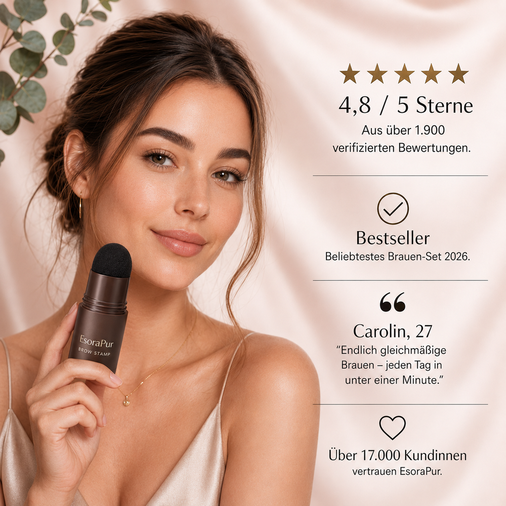 BrowStamp – Augenbrauen-Stempel Set