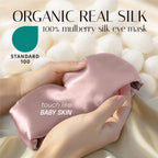 SilkRest – Premium Schlafmaske aus 100% Maulbeerseide