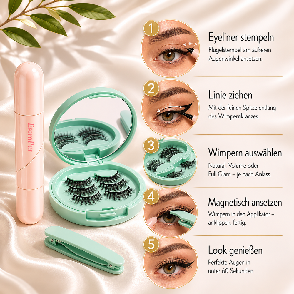 Perfect Eyes Set – Eyeliner Stamp Pen + SnapLashes