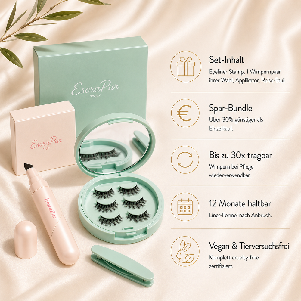 Perfect Eyes Set – Eyeliner Stamp Pen + SnapLashes