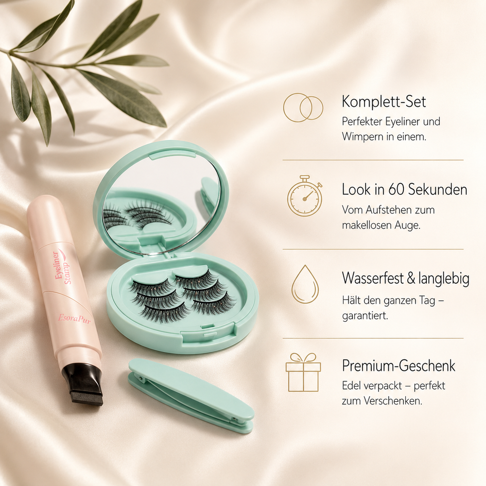 Perfect Eyes Set – Eyeliner Stamp Pen + SnapLashes